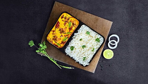 Kadi Pakoda Rice