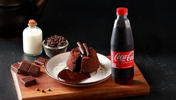Choco Lava Cake + Coke Combo