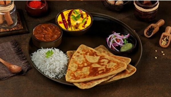 Kadi Pakoda Thali